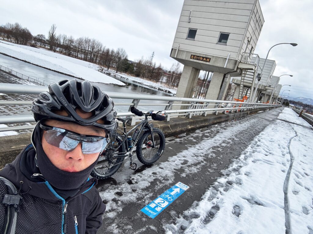 ファットバイクで冬チャリスタート！