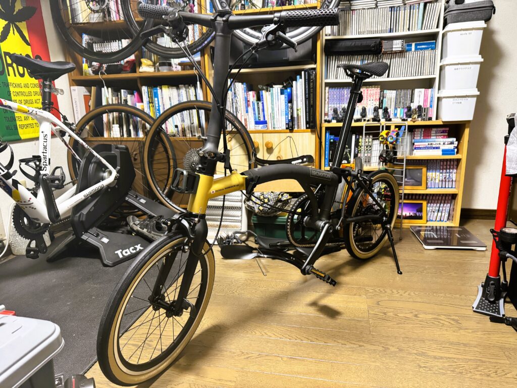 BROMPTONの甘い罠～黒金T，続きのカスタム