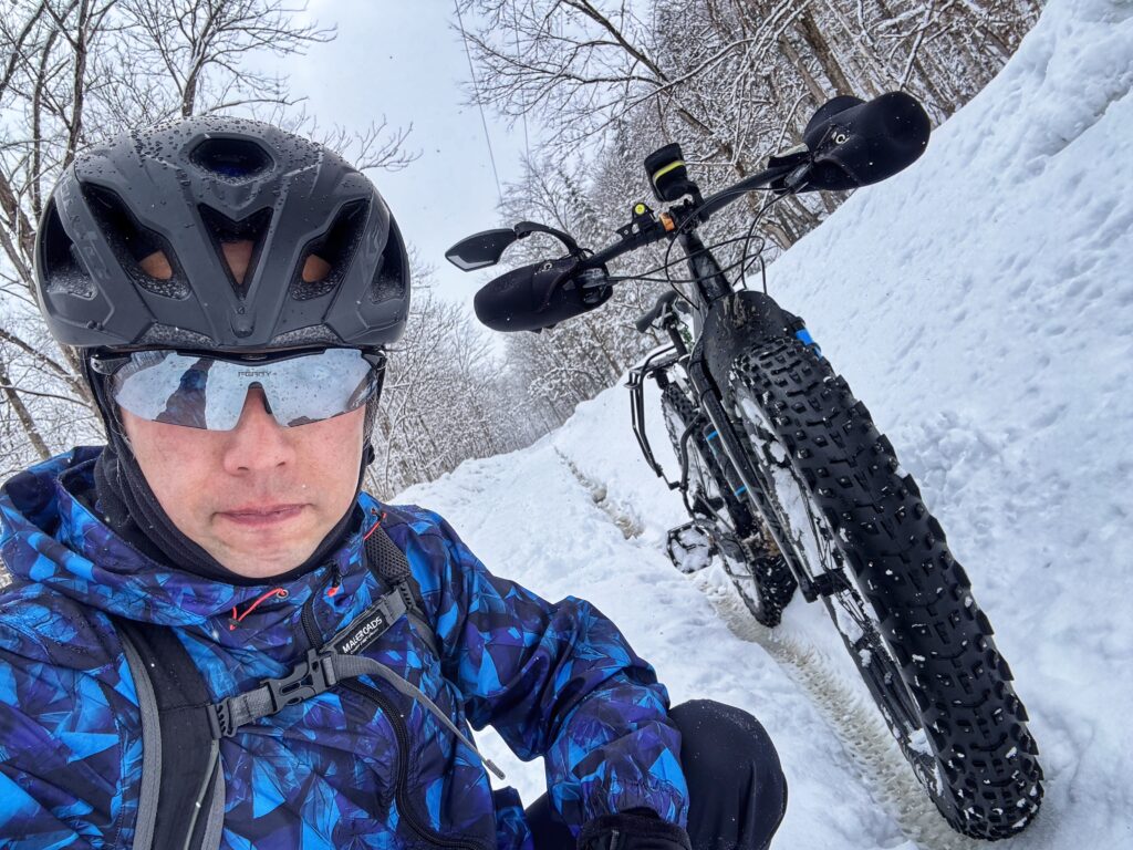 ファットな今シーズンラスト（？）のスノーライド