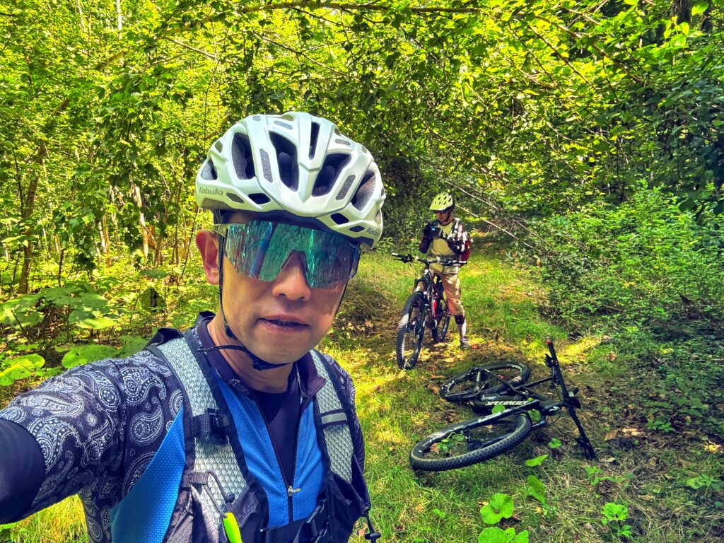 MTBで当麻鍾乳洞らへんグラベルライド